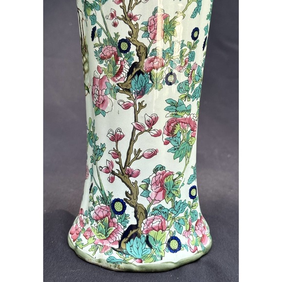 Stunning 10” Antique French Artist Signed Asian Style Vase Amazing Color! -S1 - Picture 4 of 11